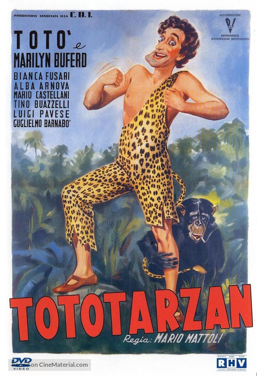 Tot&ograve; Tarzan - Italian Movie Cover