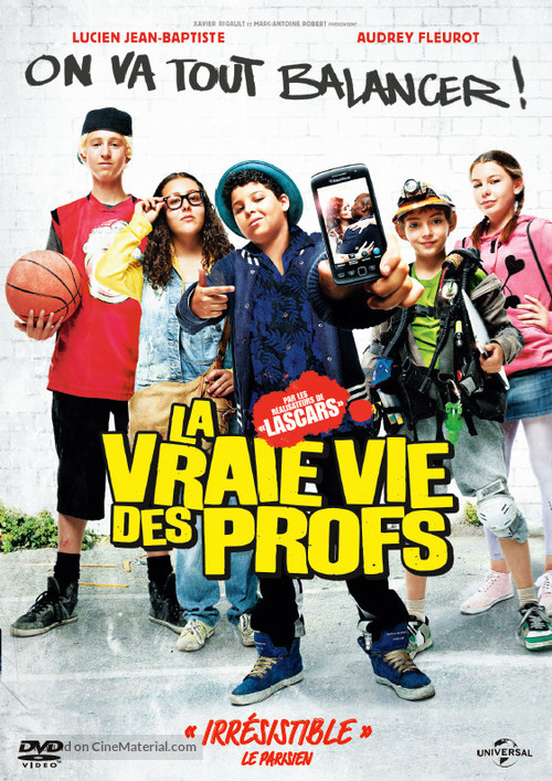 La vraie vie des profs - French DVD movie cover