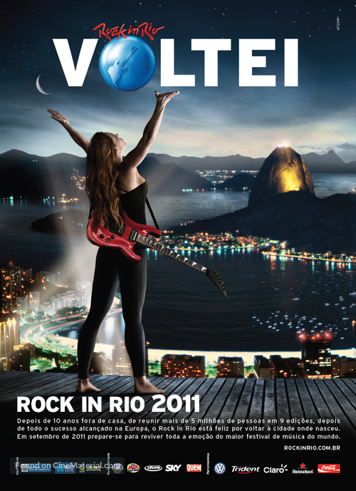 Rock In Rio 11 Brazilian Movie Poster