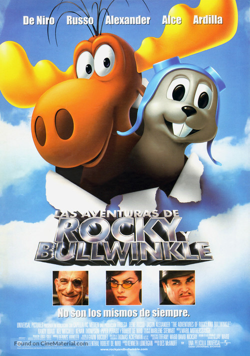 The Adventures of Rocky &amp; Bullwinkle - Spanish Movie Poster