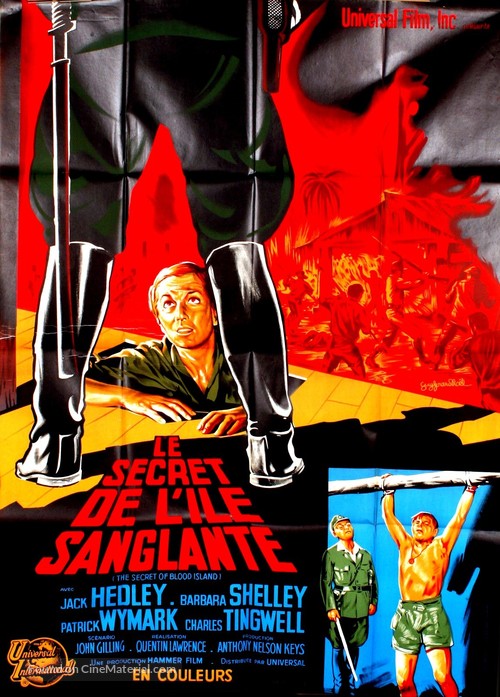 The Secret of Blood Island - French Movie Poster