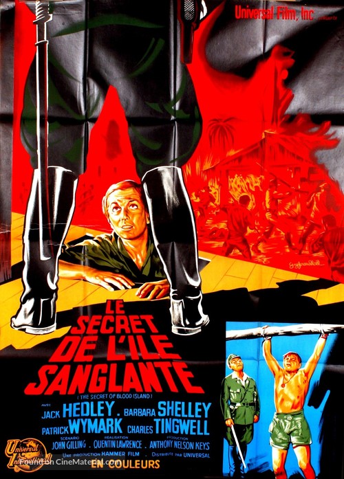 The Secret of Blood Island - French Movie Poster