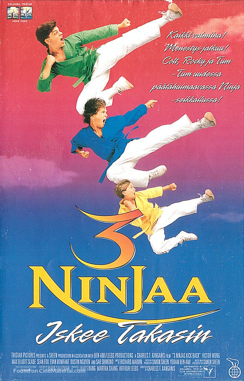 3 Ninjas Kick Back - Finnish VHS movie cover