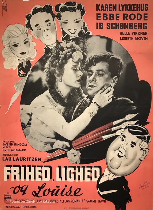 Frihed, lighed og Louise - Danish Movie Poster