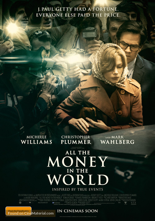 All the Money in the World - Australian Movie Poster