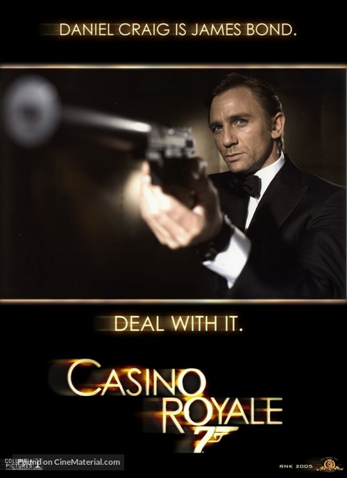 casino royale double sided poster