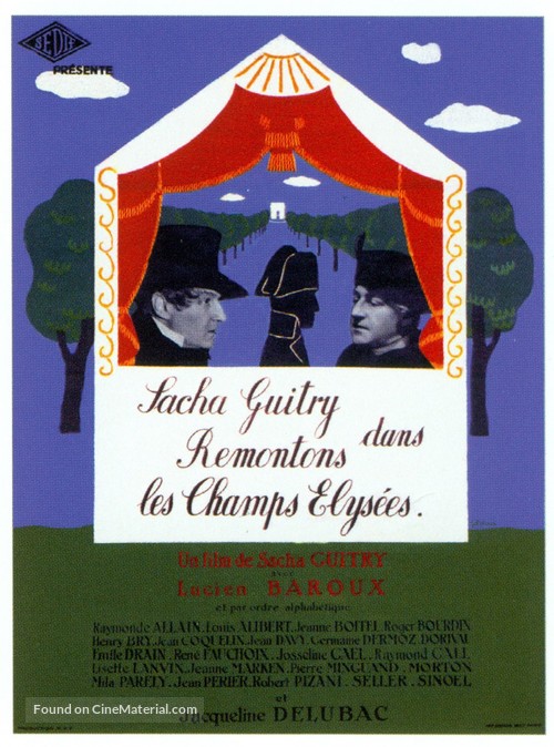 Remontons les Champs-&Eacute;lys&eacute;es - French Movie Poster