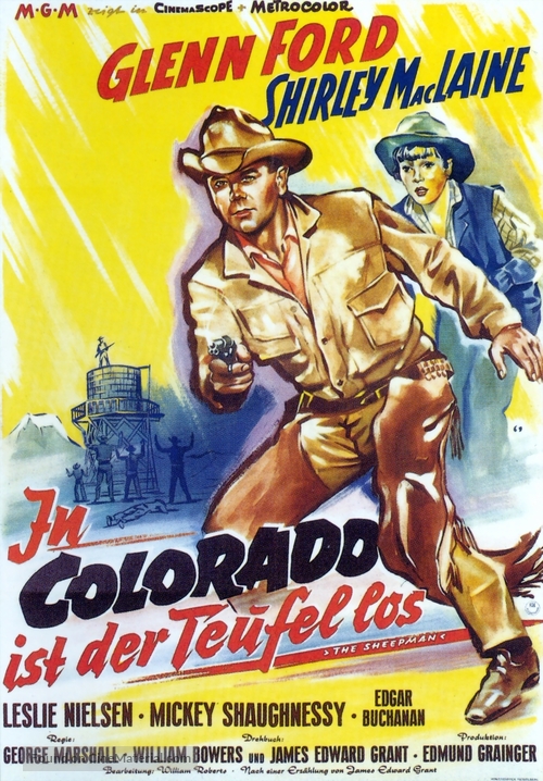 The Sheepman - German Movie Poster