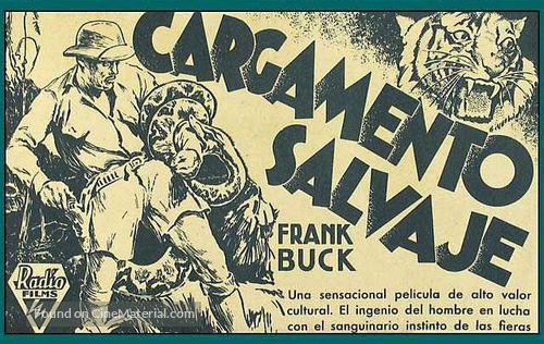 Wild Cargo - Spanish Movie Poster