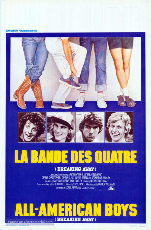 Breaking Away - Belgian Movie Poster