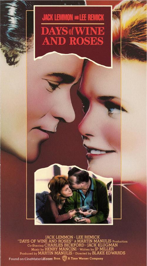 Days of Wine and Roses - VHS movie cover