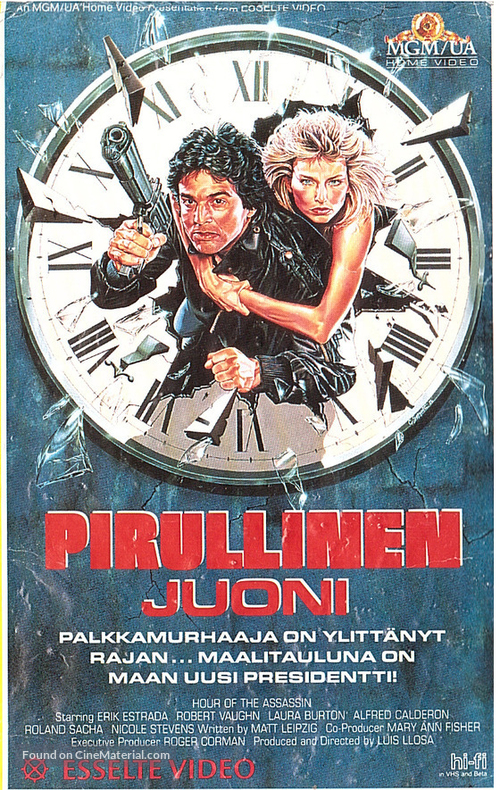 Hour of the Assassin - Finnish VHS movie cover