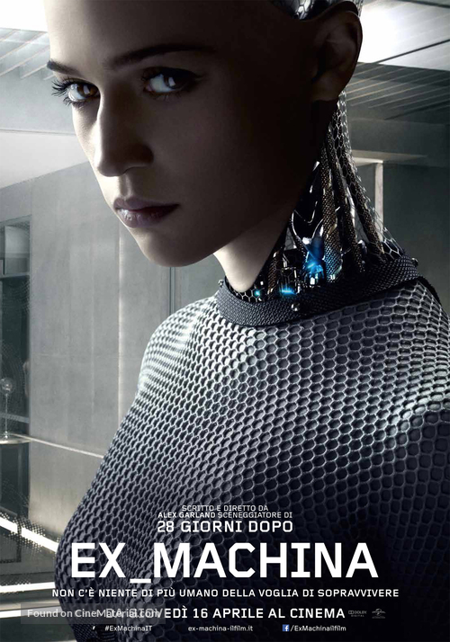 Ex Machina - Italian Movie Poster