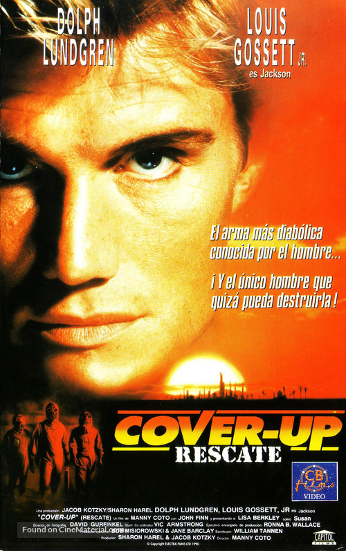 Cover Up - Spanish VHS movie cover