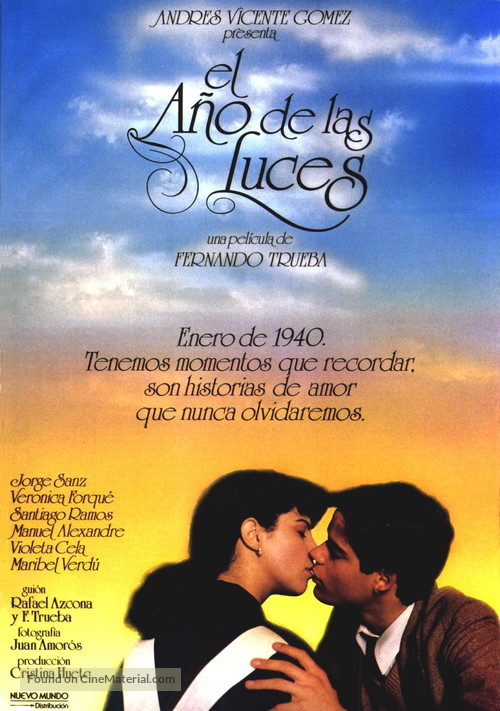 A&ntilde;o de las luces, El - Spanish Movie Poster