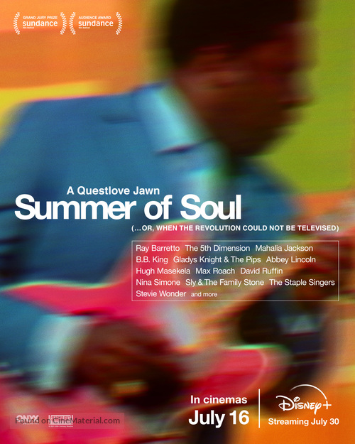 Summer of Soul (...Or, When the Revolution Could Not Be Televised) - British Movie Poster