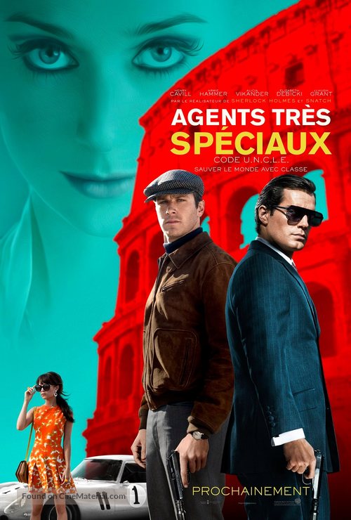 The Man from U.N.C.L.E. - French Movie Poster