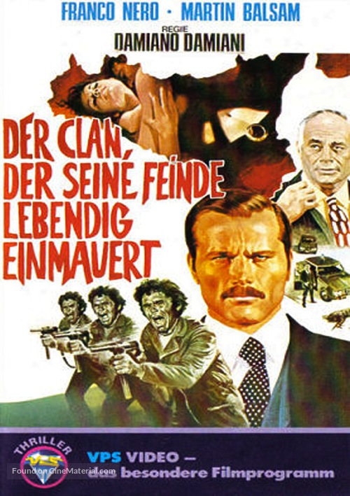 Confessione di un commissario di polizia al procuratore della repubblica - German VHS movie cover
