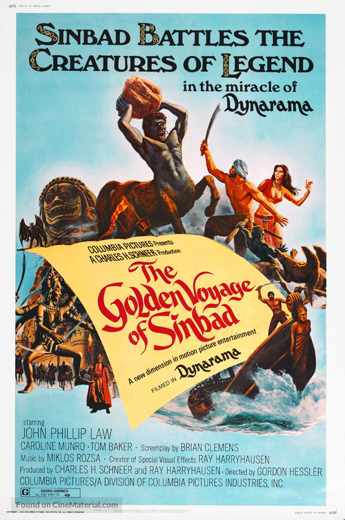 The Golden Voyage of Sinbad - Movie Poster