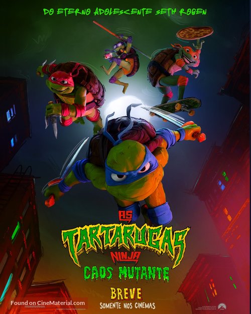 Teenage Mutant Ninja Turtles: Mutant Mayhem - Brazilian Movie Poster