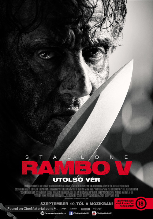 Rambo: Last Blood - Hungarian Movie Poster