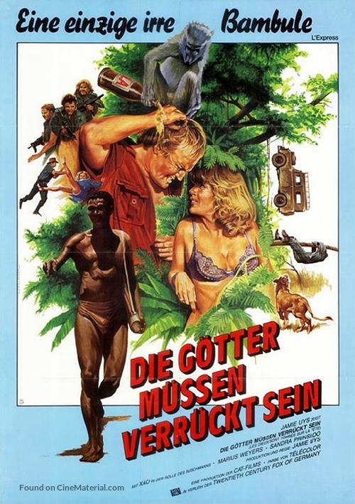 The Gods Must Be Crazy - German Movie Poster