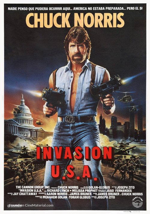 Invasion U.S.A. - Spanish Movie Poster