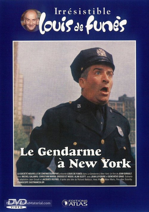 Le gendarme &agrave; New York - French Movie Cover