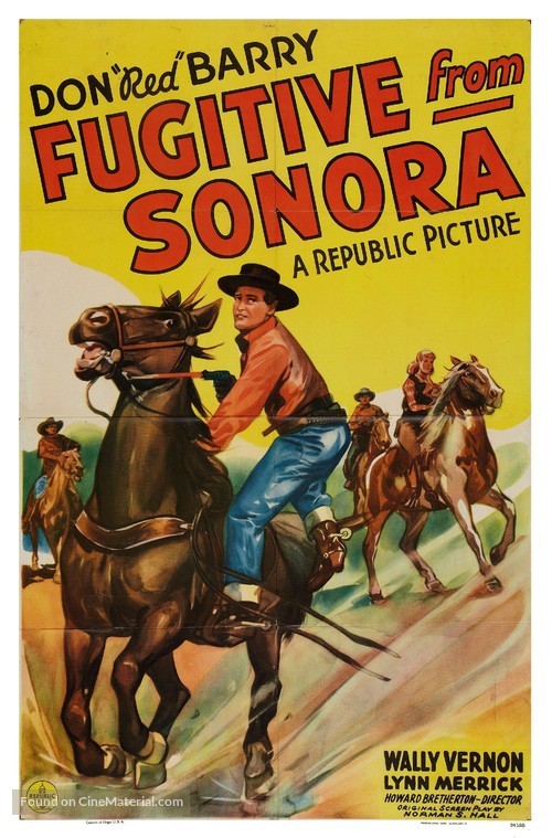 Fugitive from Sonora - Movie Poster