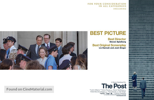 The Post - For your consideration movie poster