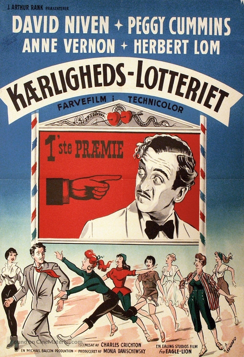 The Love Lottery - Danish Movie Poster