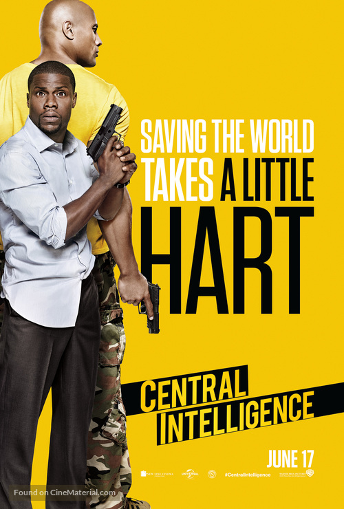 Central Intelligence - Movie Poster