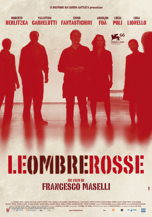 Le ombre rosse - Italian Movie Poster