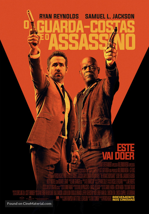 The Hitman&#039;s Bodyguard - Portuguese Movie Poster