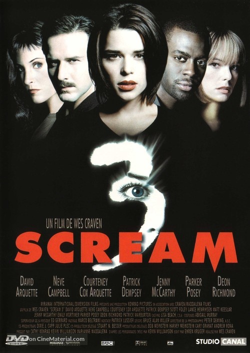 Scream 3 - French DVD movie cover