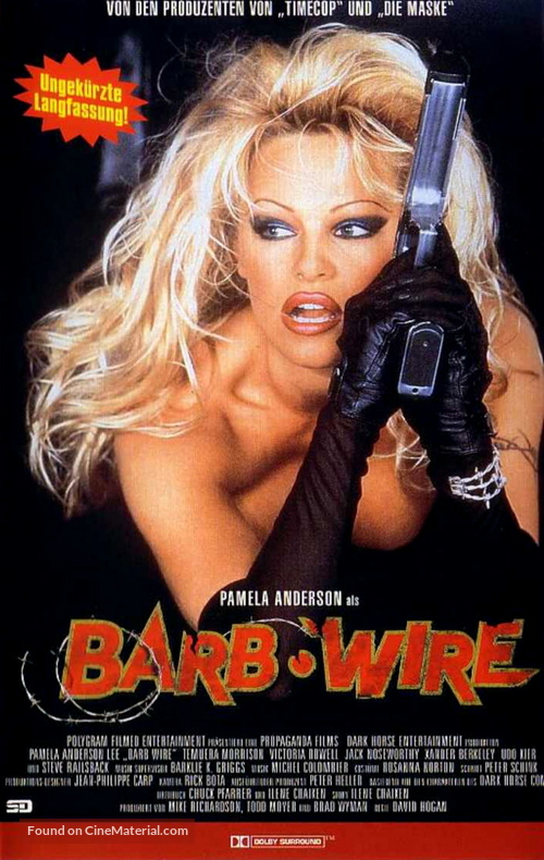 Barb Wire - German VHS movie cover