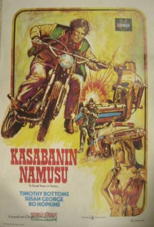 A Small Town in Texas - Turkish Movie Poster
