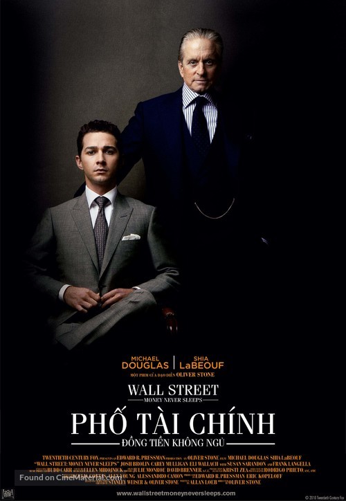 Wall Street: Money Never Sleeps - Vietnamese Movie Poster