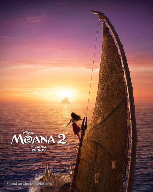 Moana 2 - Singaporean Movie Poster