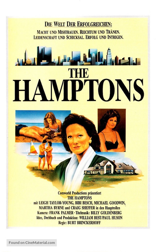 &quot;The Hamptons&quot; - German VHS movie cover