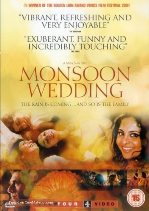 Monsoon Wedding - British DVD movie cover