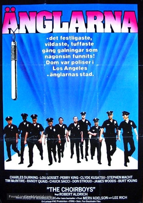 The Choirboys - Swedish Movie Poster