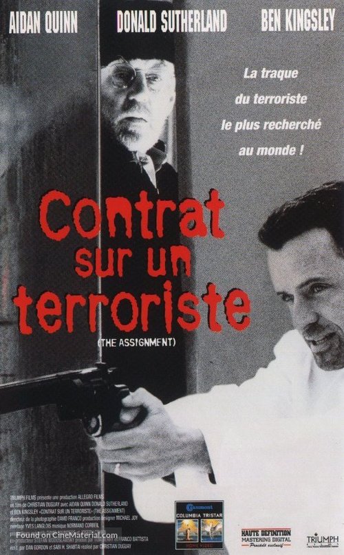 The Assignment - French VHS movie cover
