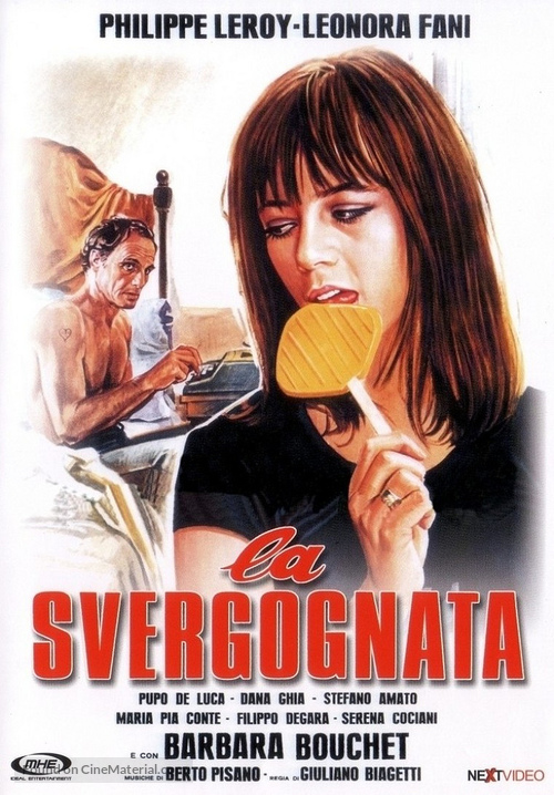 La svergognata - Italian DVD movie cover