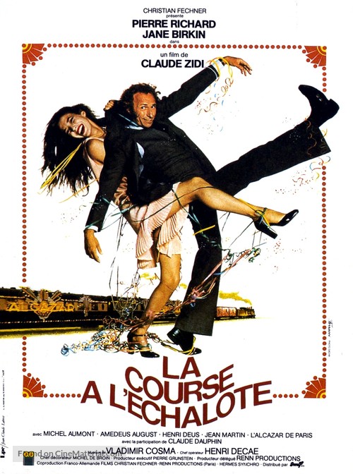 Course &agrave; l&#039;&egrave;chalote, La - French Movie Poster