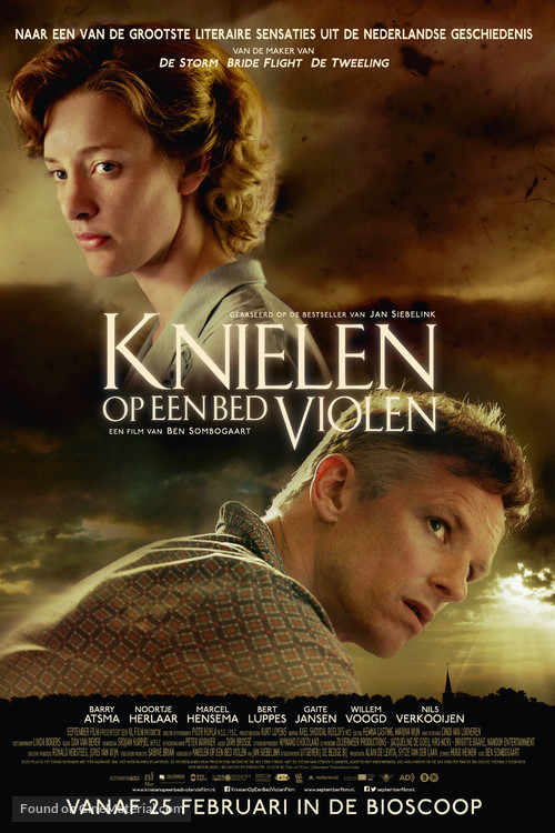 Knielen op een bed violen - Dutch Movie Poster