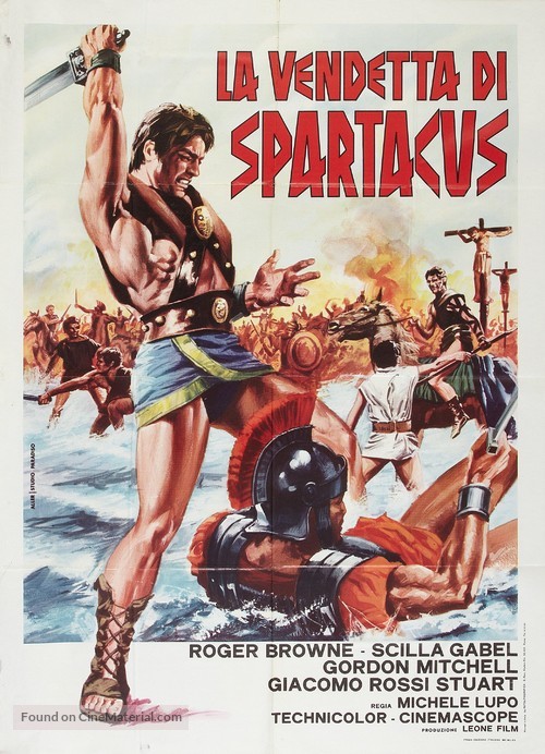 La vendetta di Spartacus - Italian Movie Poster