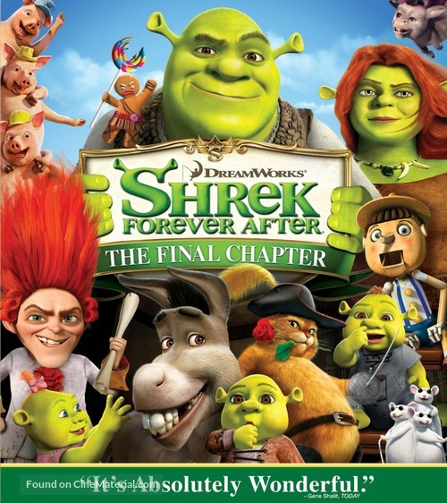 Shrek Forever After - Blu-Ray movie cover