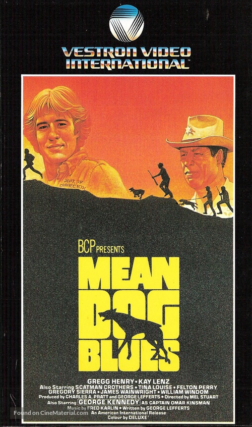 Mean Dog Blues - Swedish VHS movie cover