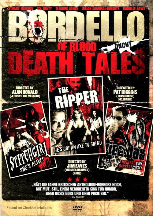 Bordello Death Tales - German DVD movie cover